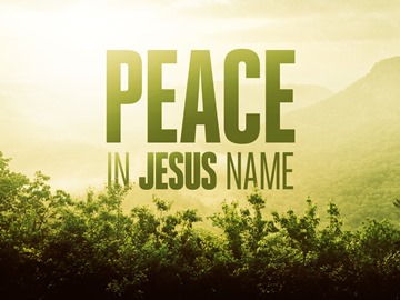 kedamaian hanya di dalam Yesus