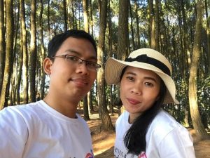 Bersama Bertha di Hutan Pinus Yogyakarta