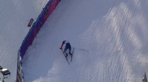 Makna Olimpiade : Foto Gafarov terjatuh pertama kali