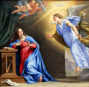 Malaikat mengunjungi Maria