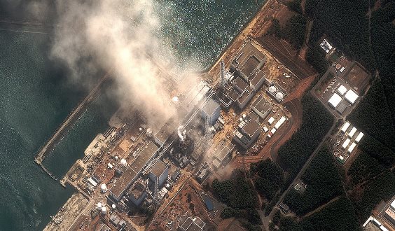 PLTN Fukushima Jepang dari atas