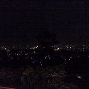 Pemandangan Kota Bandung di malam hari