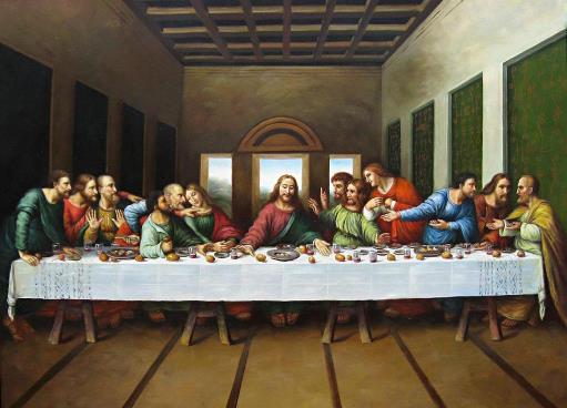 Ilustrasi Perjamuan makan dengan Tuhan