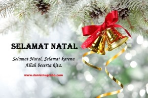 Selamat Natal Allah beserta kita