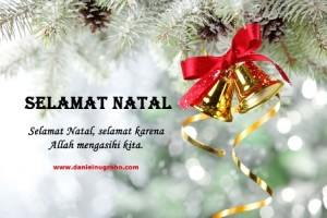 Selamat Natal Allah mengasihi kita