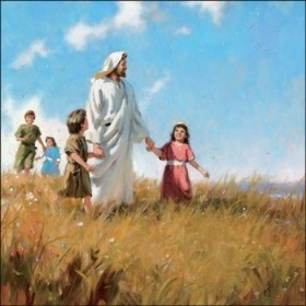 Anak-anak akrab dengan Yesus