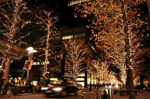 Iluminasi Natal di Roppongi, Tokyo