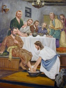 Yesus membasuh kaki 