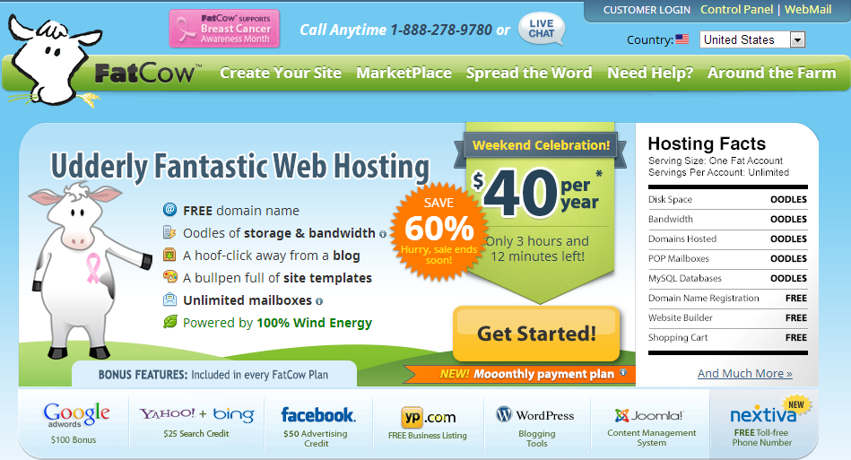 Membeli web hosting murah fatcow