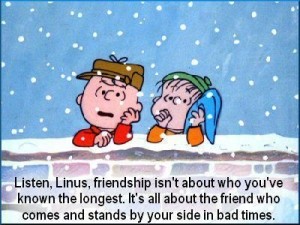 Sahabat yang setia - Linus dan Charlie Brown