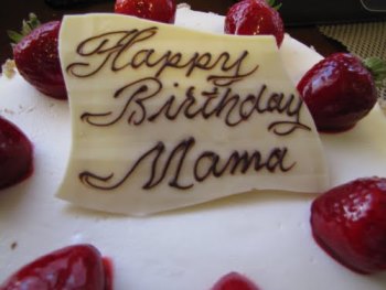 Selamat ulang tahun Mama