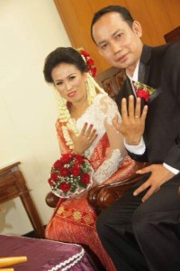 Bang Ranap Situmorang dan Kak Lina di Gereja